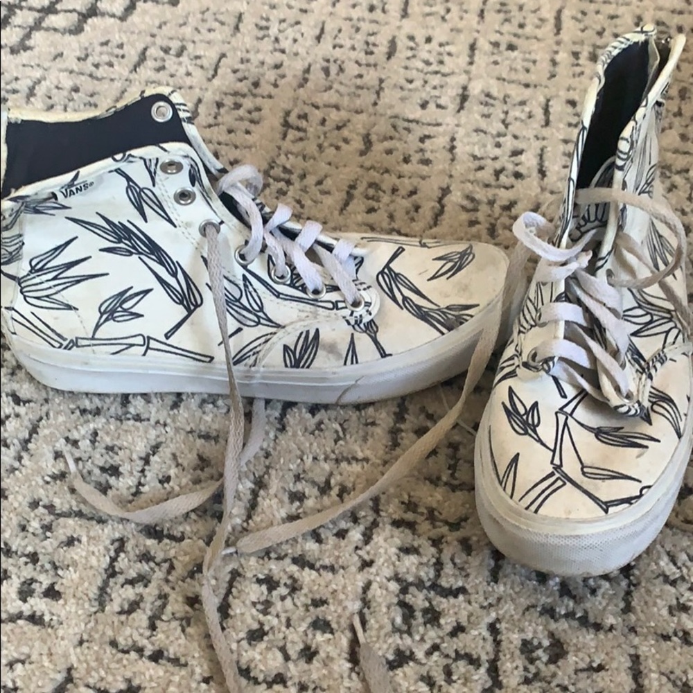 Abstract Art High-Top Vans
